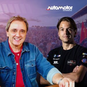 Reginaldo Leme recebe Augusto Farfus na AutoMotor Experience para abrir a semana do Rolex 6 Horas de São Paulo