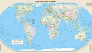 Novo mapa-múndi busca corrigir distorções e mostrar o tamanho real da África, América do Sul e Ásia